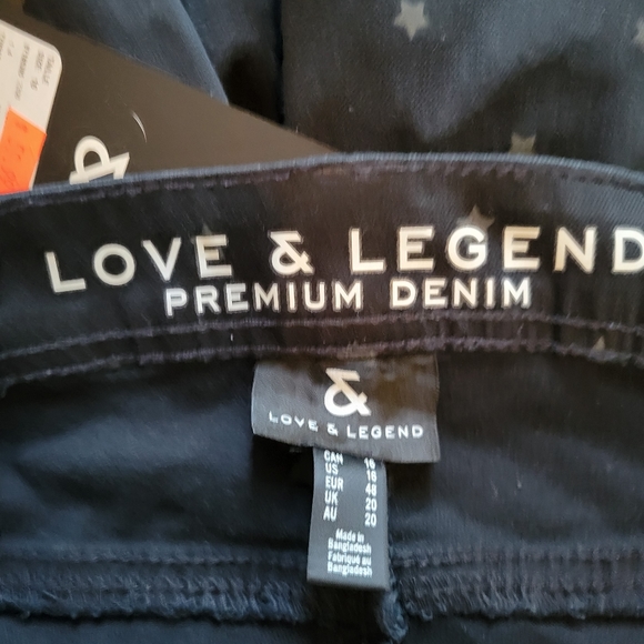 Love and Legend Star Print Skinny Jeans - Picture 4 of 4